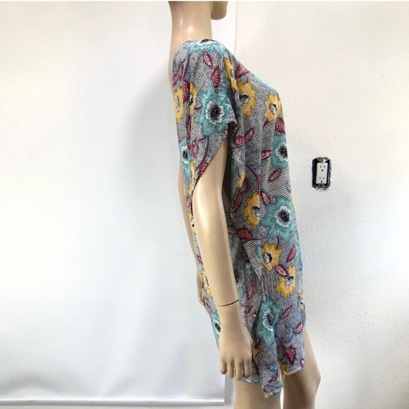 BCBGeneration Womens Sheath Dress Floral Print One Shoulder  Draped Size:6 - Picture 9 of 16